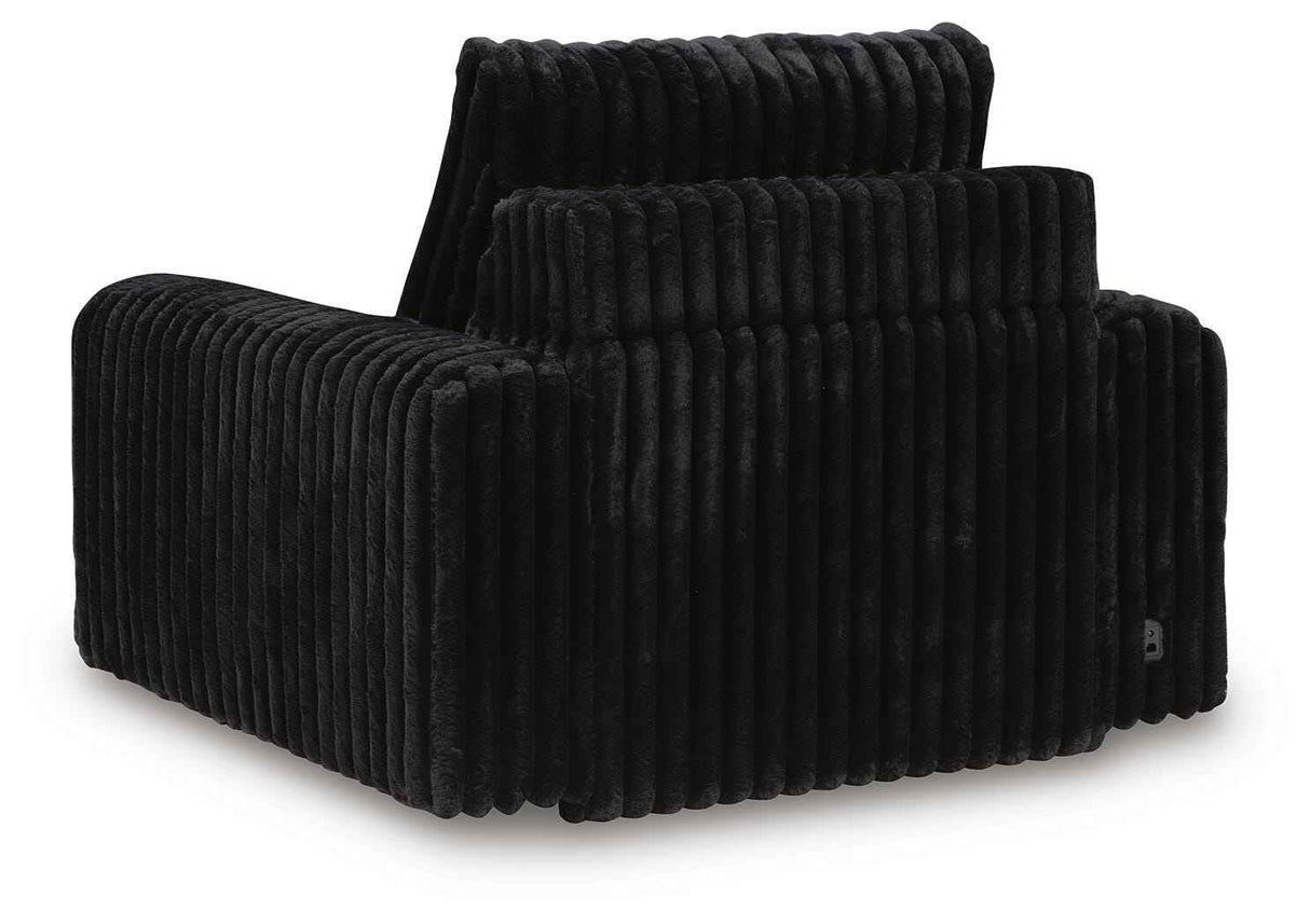 HamlinBay Onyx Power Gliding Chaise by Ashley at Eve Furniture