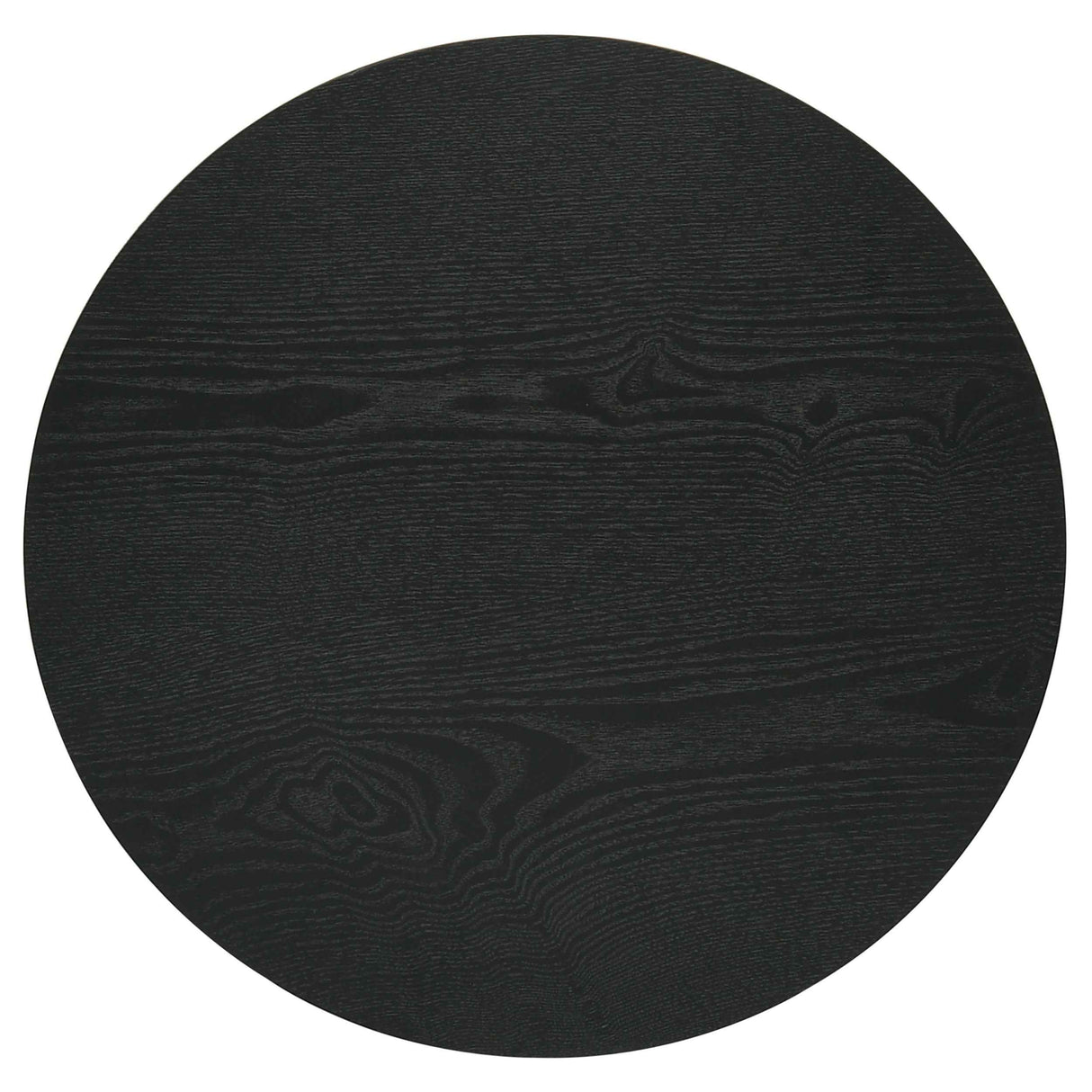 Hamlyn Black Round Fluted Occasional Side End Table by Coaster at Eve Furniture