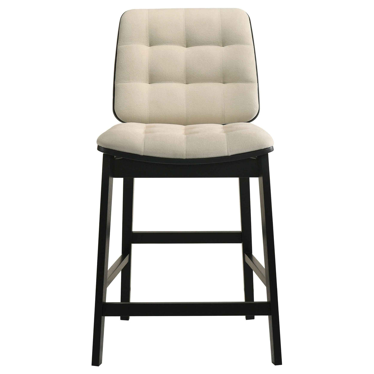 Hamlyn Cream/Black 5-piece Round Wood Counter Height Dining Set by Coaster at Eve Furniture