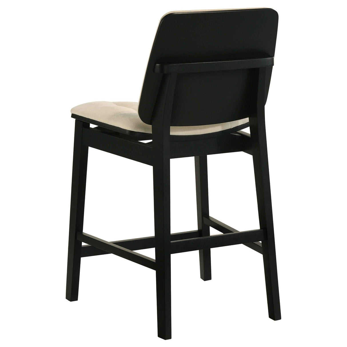 Hamlyn Cream/Black 5-piece Round Wood Counter Height Dining Set by Coaster at Eve Furniture