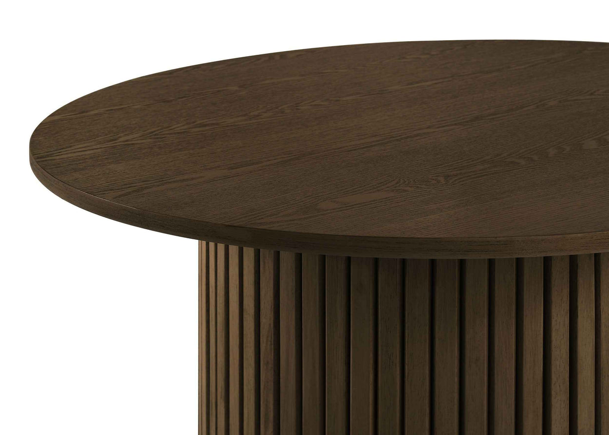 Hamlyn Cream/Walnut 5-piece Round Wood Counter Height Dining Set by Coaster at Eve Furniture