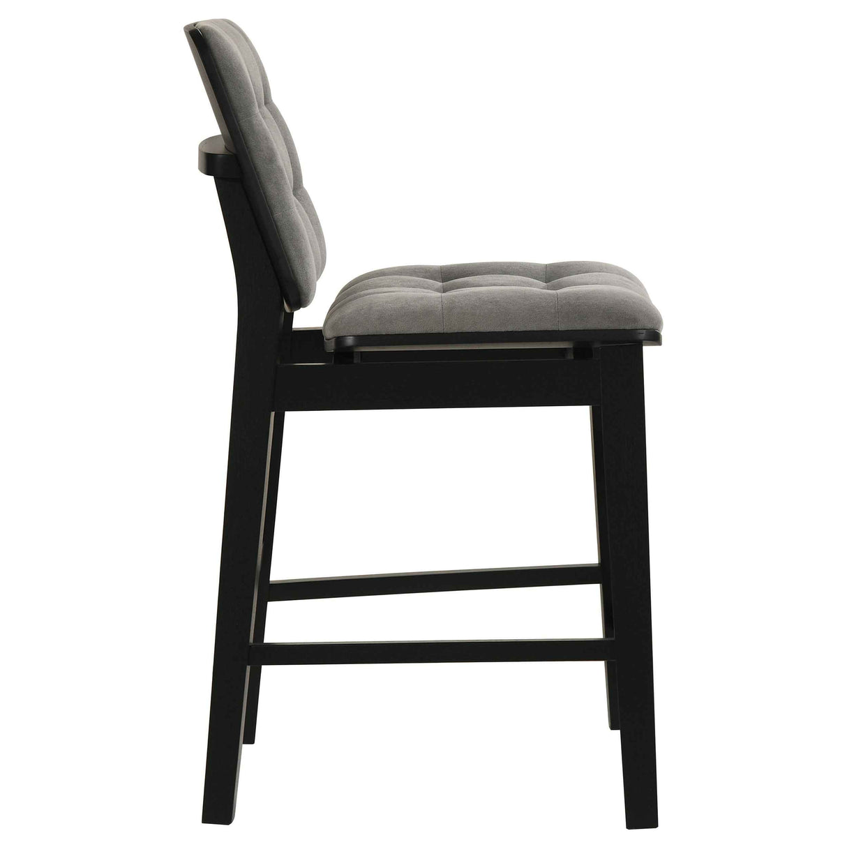 Hamlyn Grey/Black 5-piece Round Wood Counter Height Dining Set by Coaster at Eve Furniture