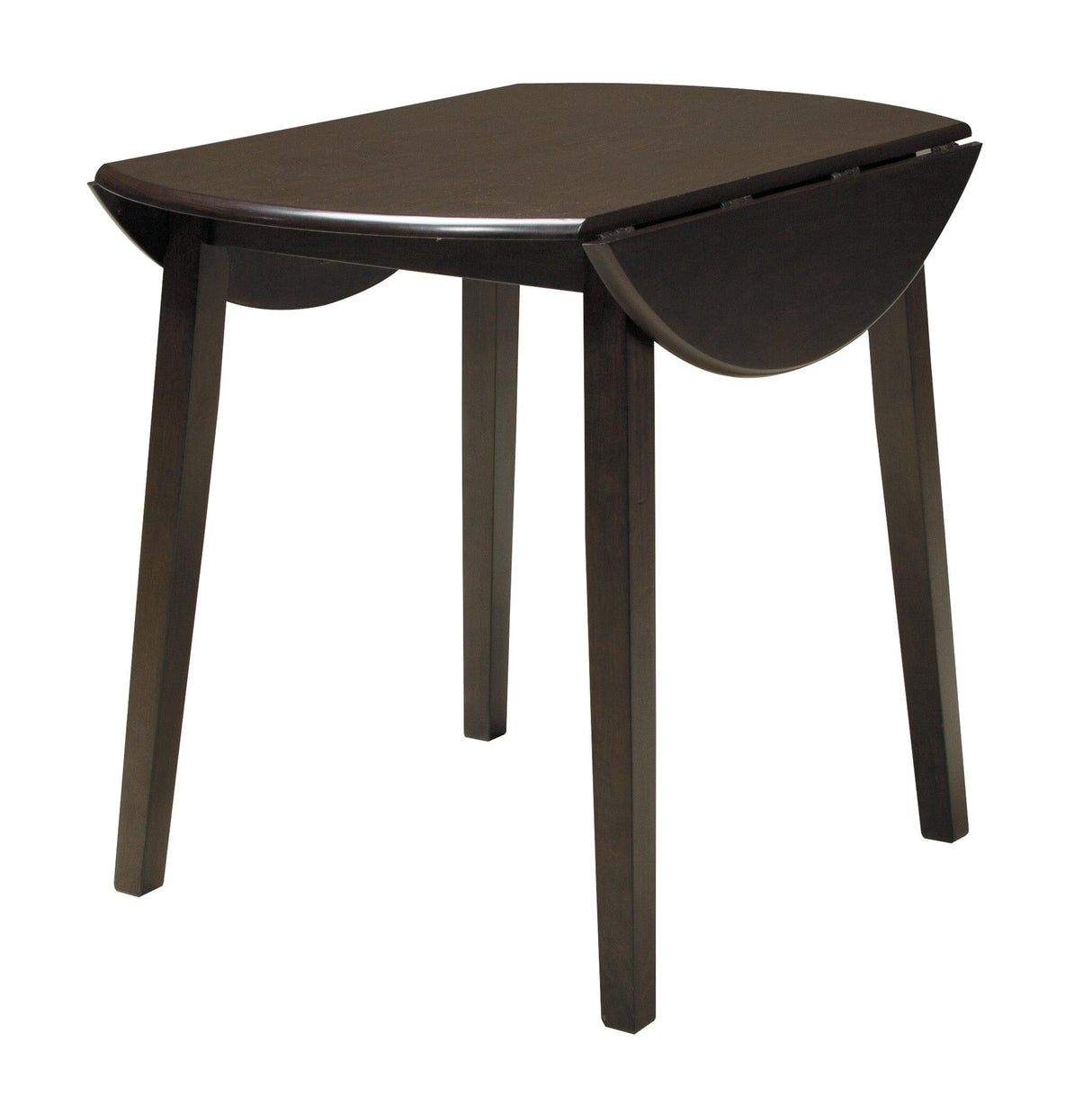 Hammis Dark Brown 3-Piece Round Drop Leaf Table Set by Ashley at Eve Furniture