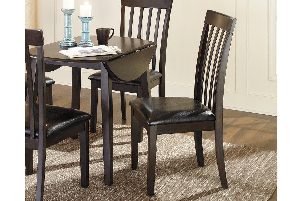Hammis Dark Brown Dining Chair, Set of 2 by Ashley at Eve Furniture