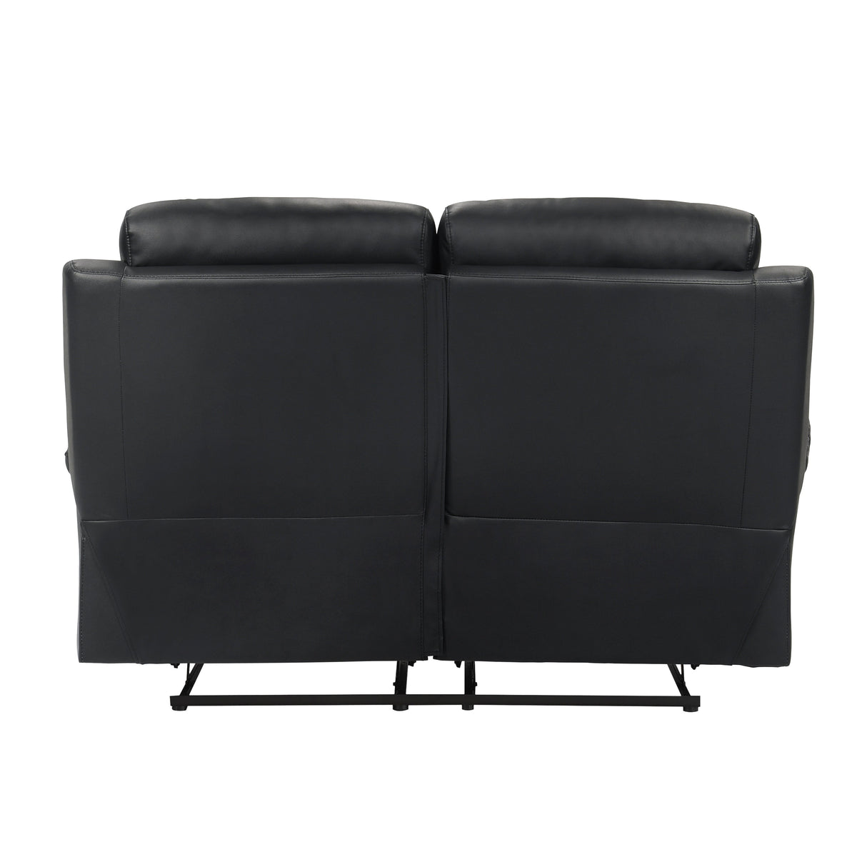 Hancock Black 2-Piece Double Reclining Set by Homelegance at Eve Furniture