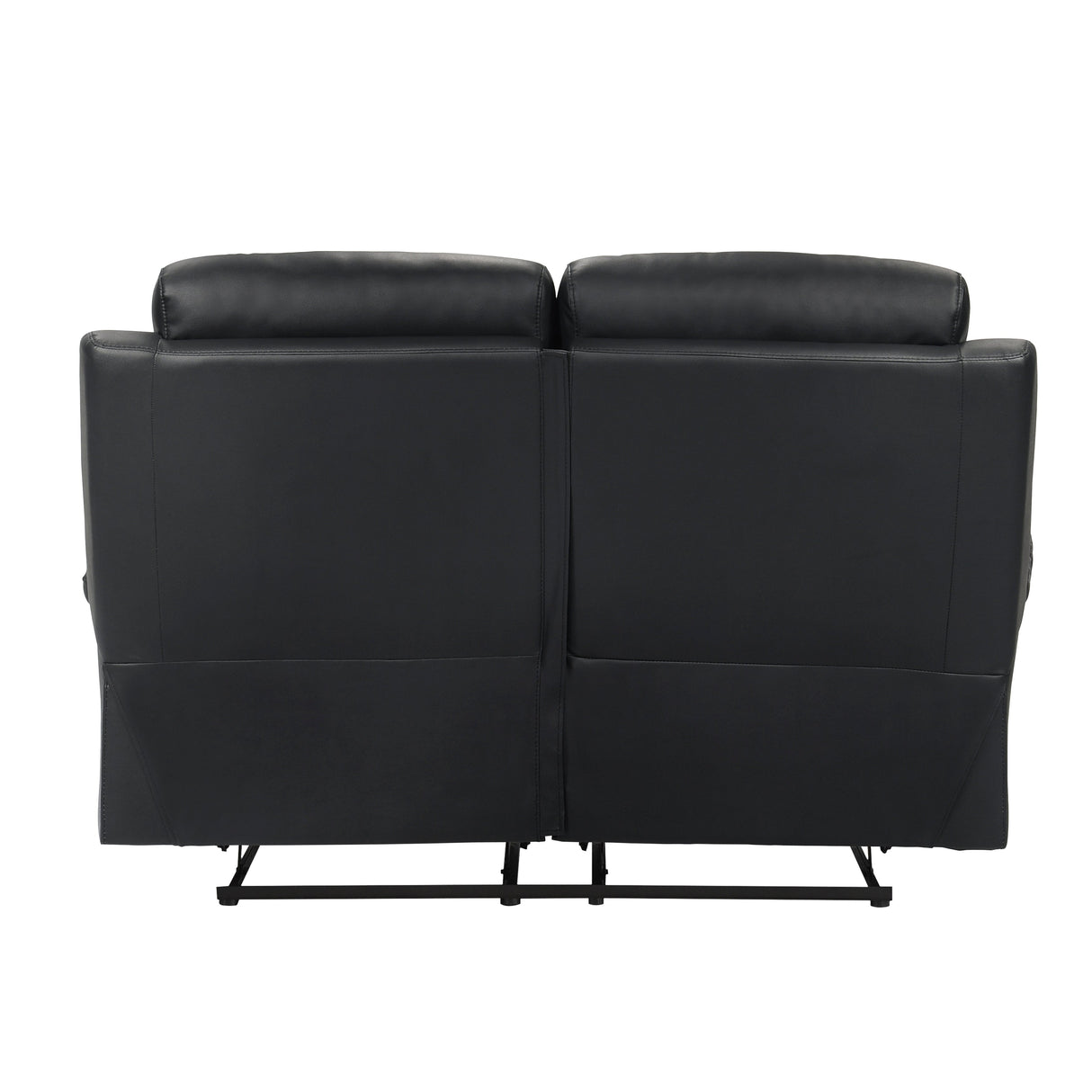 Hancock Black Leather Double Reclining Living Room Set by Homelegance at Eve Furniture