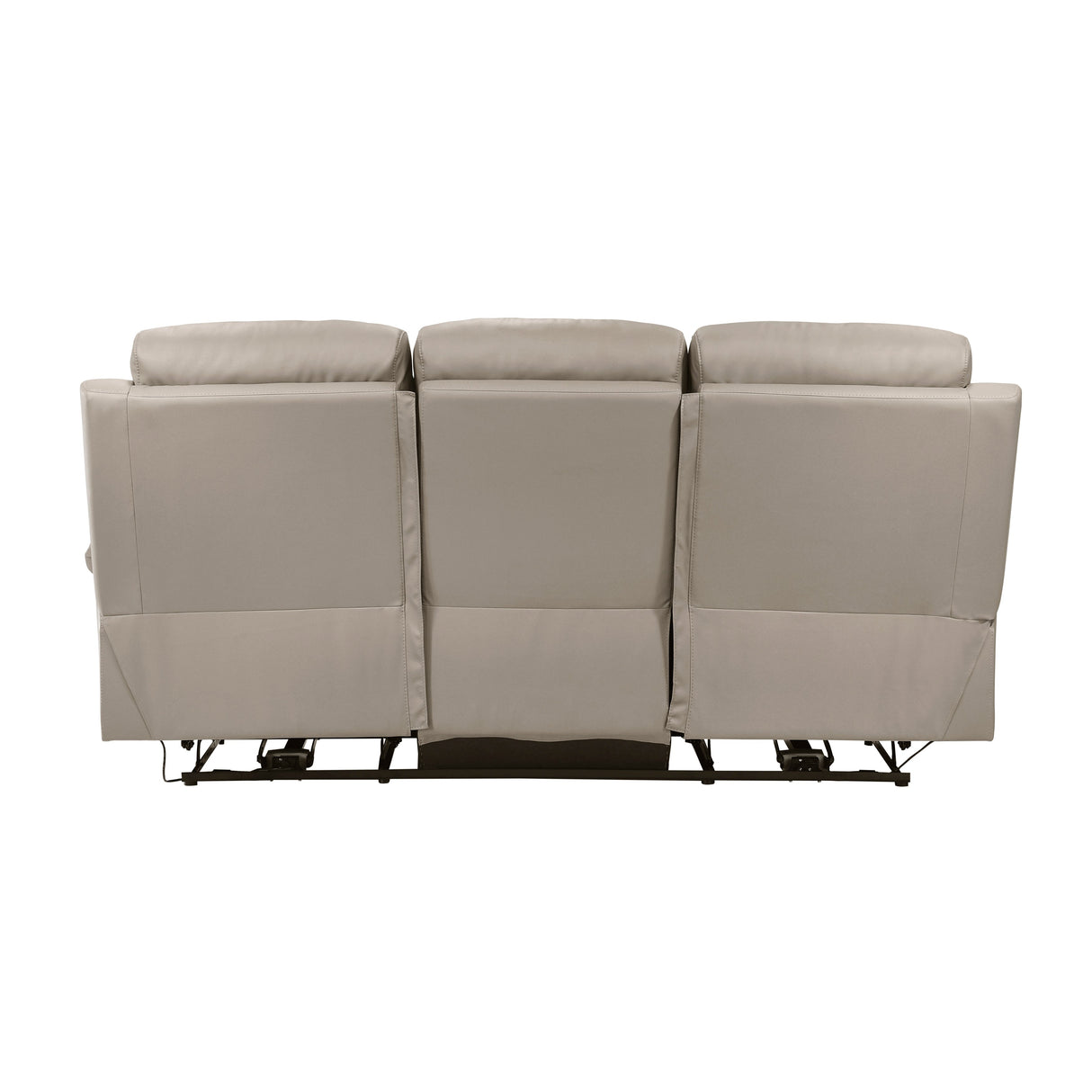 Hancock Latte Leather Power Double Reclining Living Room Set by Homelegance at Eve Furniture