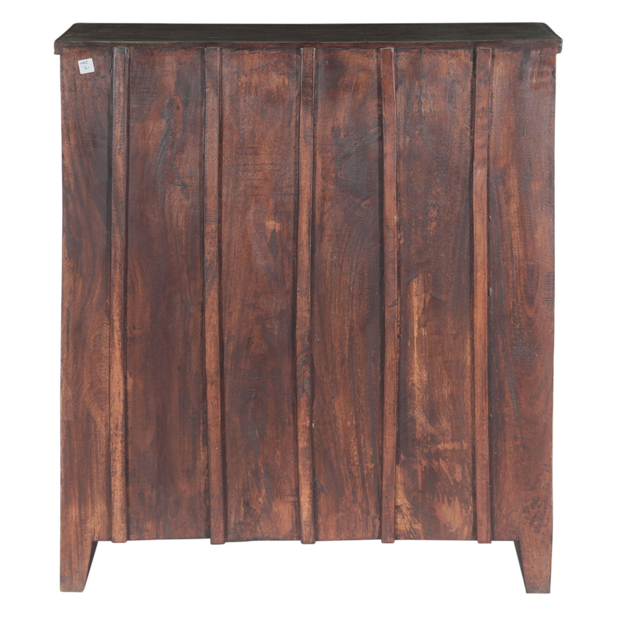 Hand Carved Wood Cabinet with Two Drawers and Two Doors by Home Trends & Design at Eve Furniture