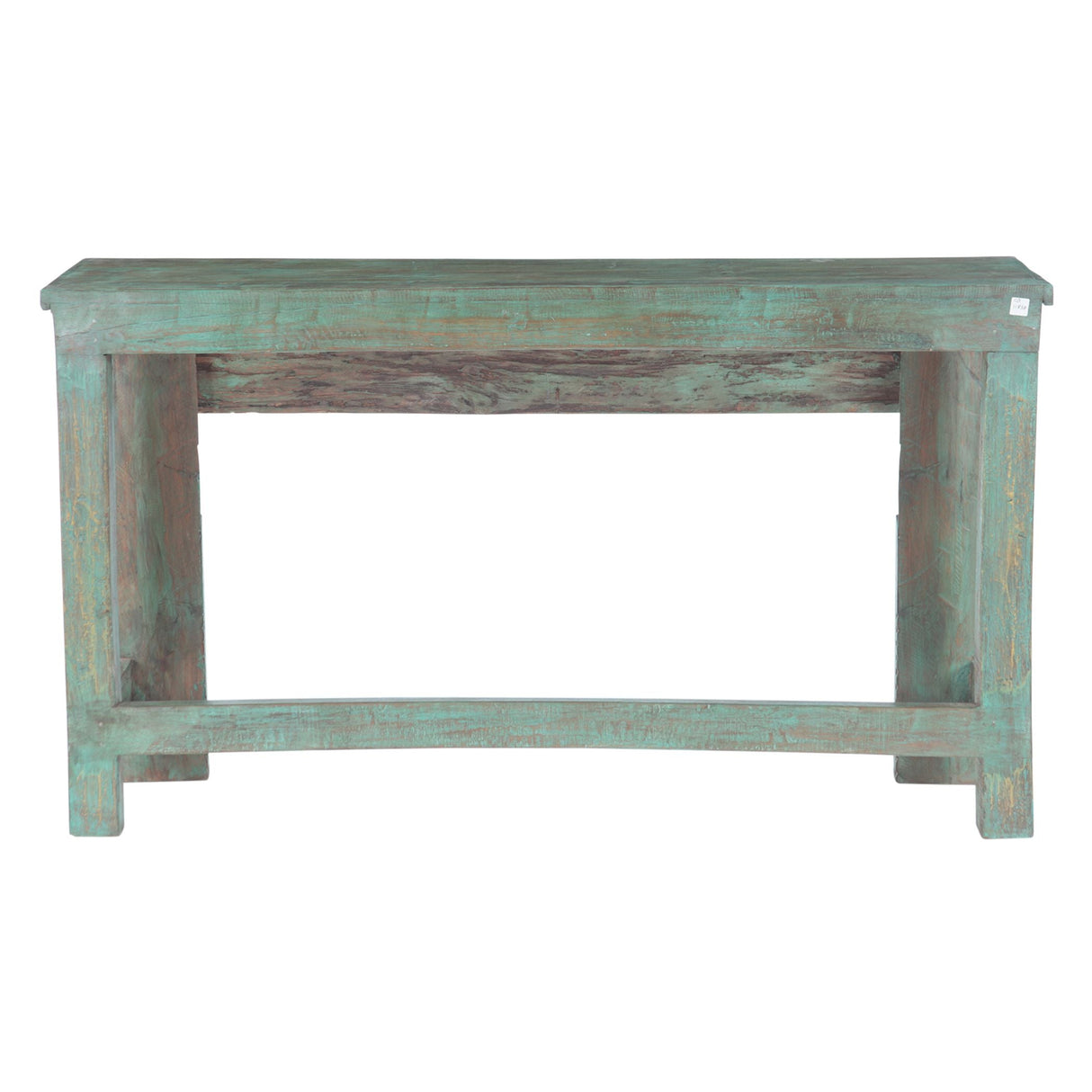 Hand Carved Wooden Console Table in Antique Teal by Home Trends & Design at Eve Furniture