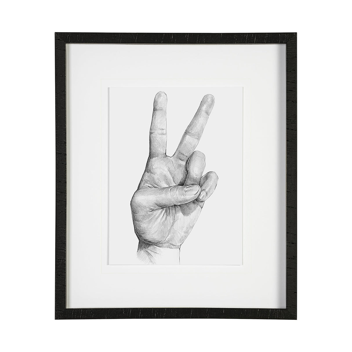 Hand Signs II by Jennifer Paxton Parker a Framed Art Print Matted under Glass by Mercana at Eve Furniture