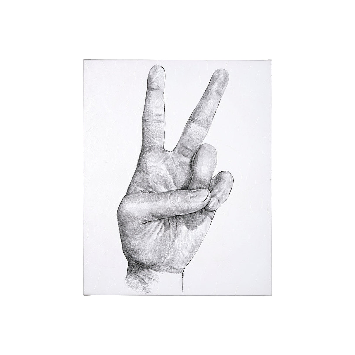 Hand Signs II by Jennifer Paxton Parker a Hand Embellished Textured Canvas by Mercana at Eve Furniture