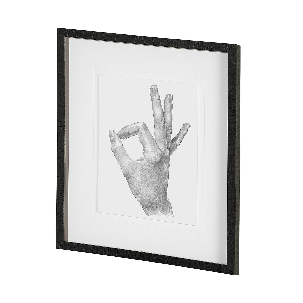 Hand Signs III by Jennifer Paxton Parker a Framed Art Print Matted under Glass by Mercana at Eve Furniture
