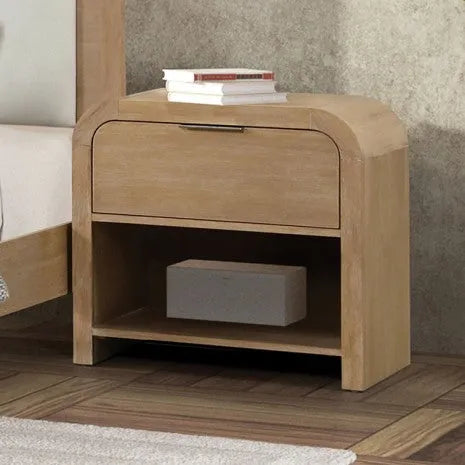 Handforth Natural 4-Piece Queen Bedroom Set by Furniture of America at Eve Furniture
