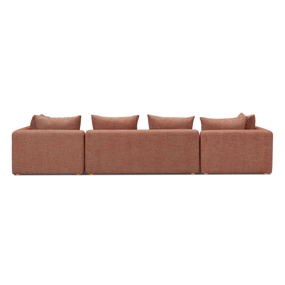 Hangover Heavy Textured Fabric 145" Long Sofa by TOV Furniture at Eve Furniture