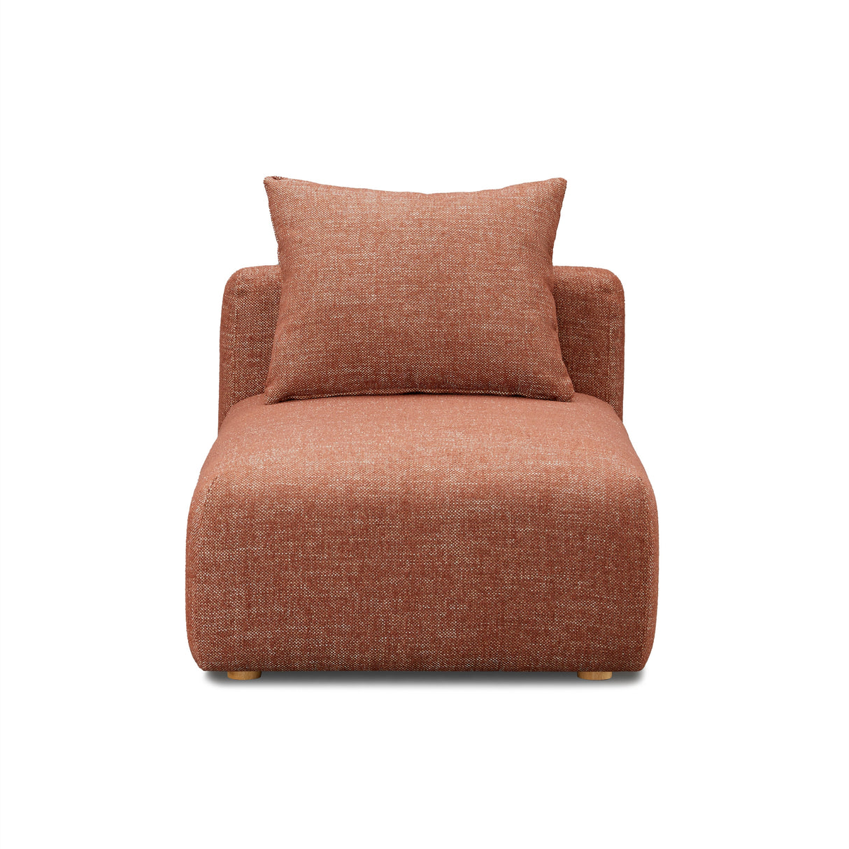 Hangover Heavy Textured Fabric Modular Armless Chair by TOV Furniture at Eve Furniture