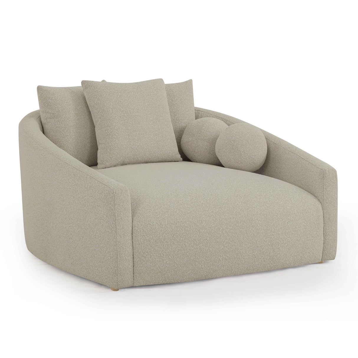 Hanim 54" Boucle Daybed by TOV Furniture at Eve Furniture