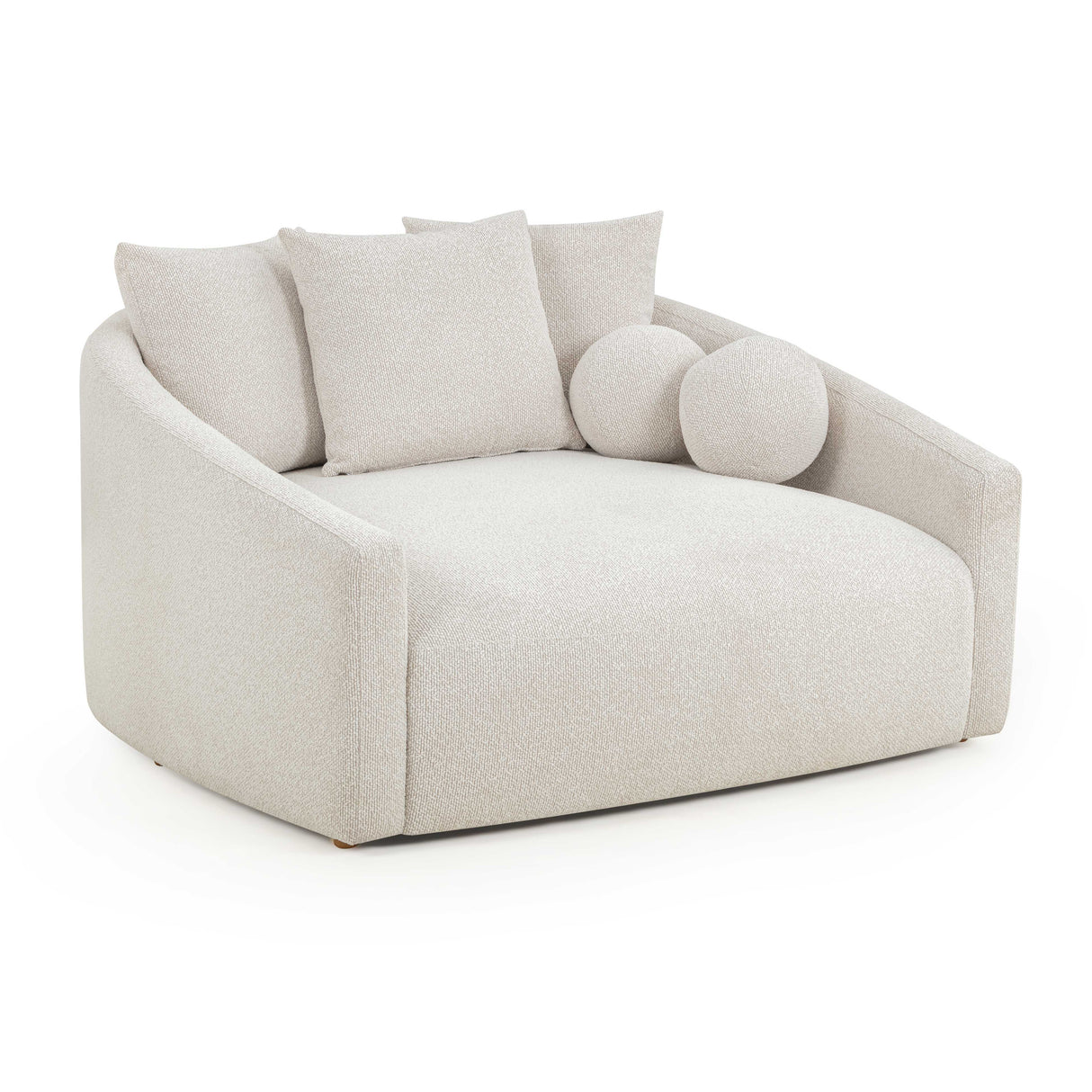 Hanim 54" Boucle Daybed by TOV Furniture at Eve Furniture
