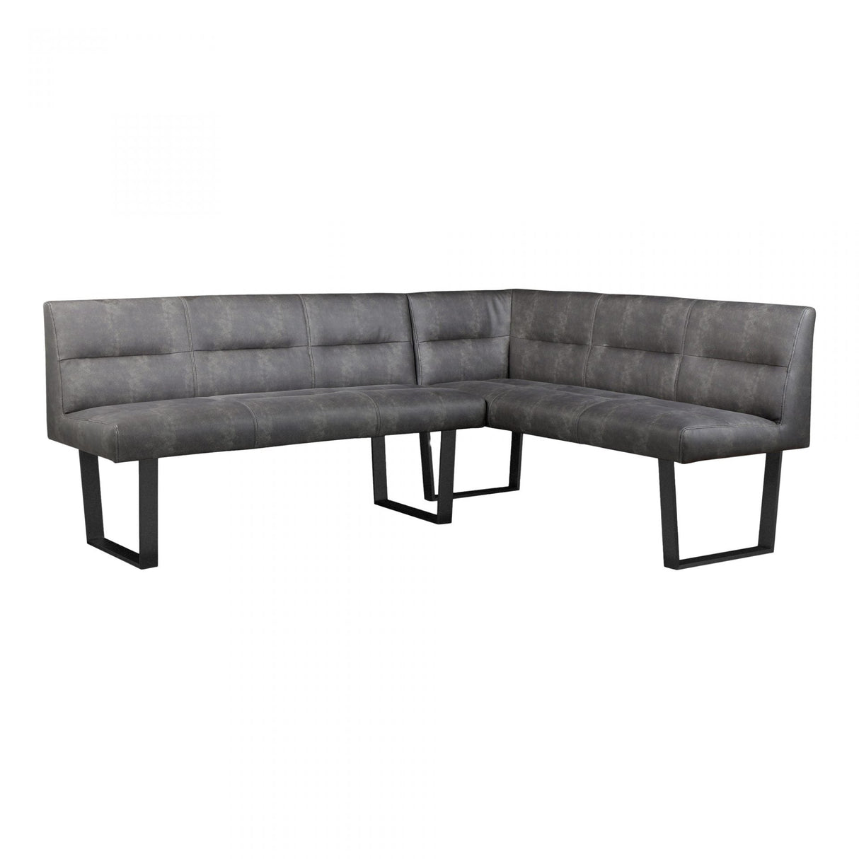 Hanlon Corner Bench Dark Grey by Moe's Home at Eve Furniture