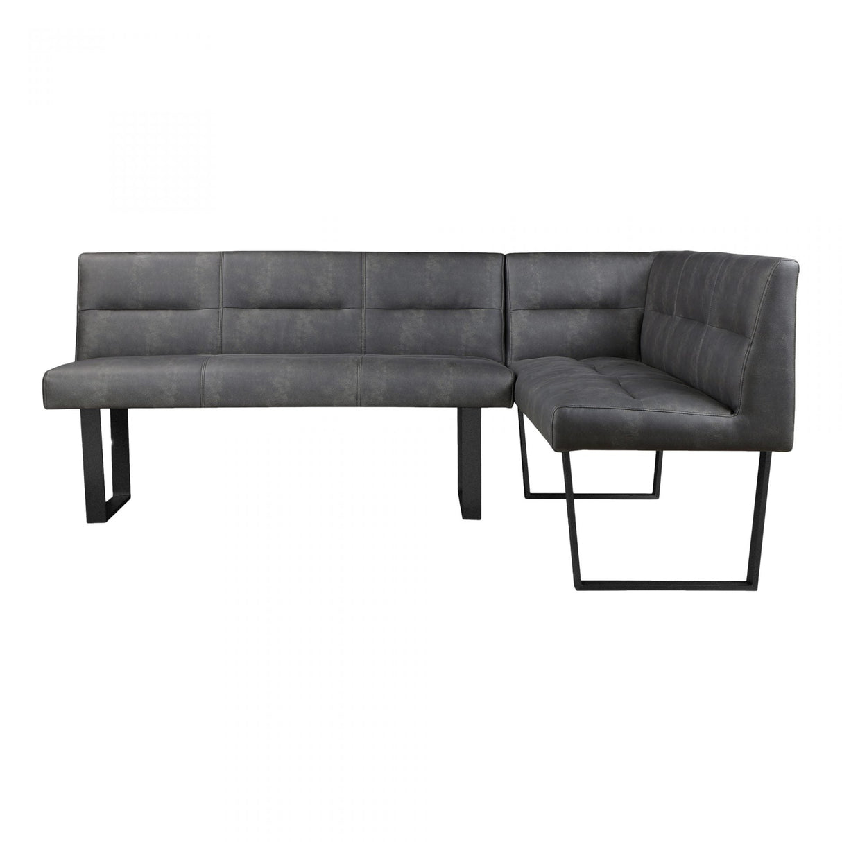 Hanlon Corner Bench Dark Grey by Moe's Home at Eve Furniture