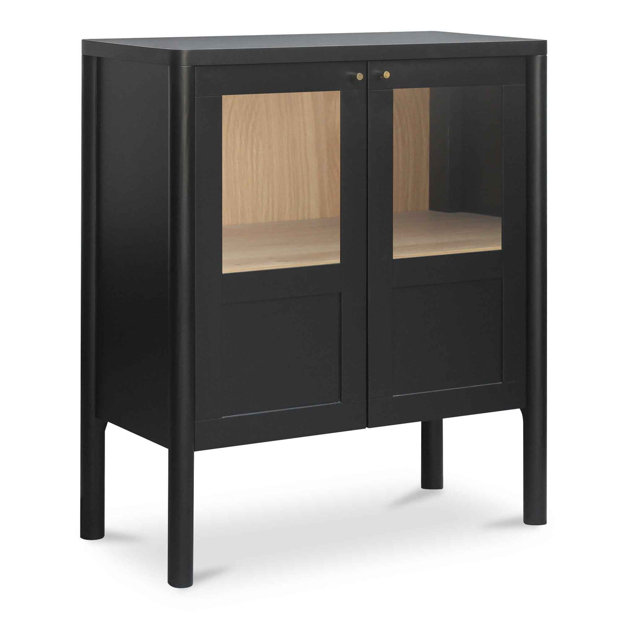 Hannah Black Cabinet by Moe's Home at Eve Furniture