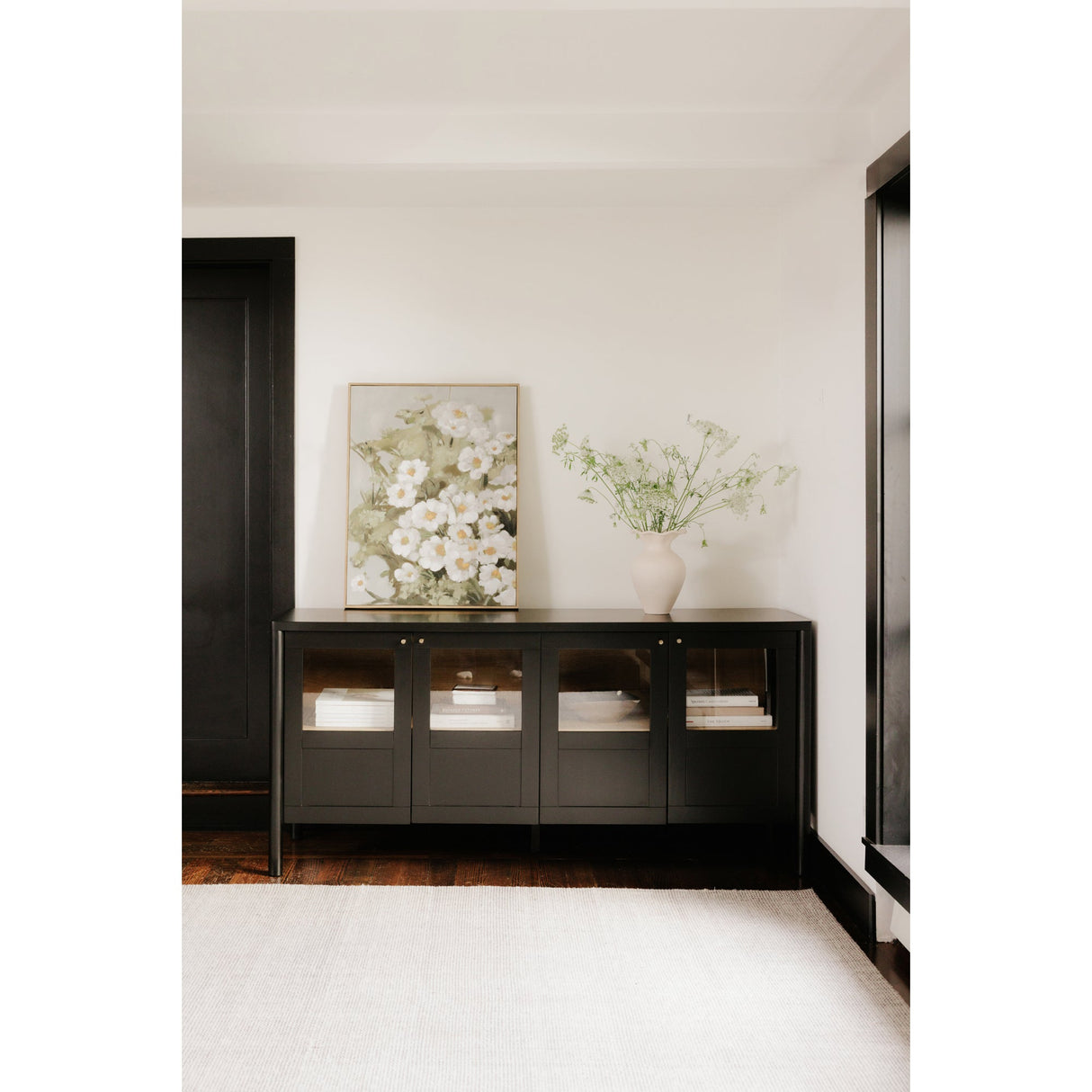Hannah Black Sideboard by Moe's Home at Eve Furniture