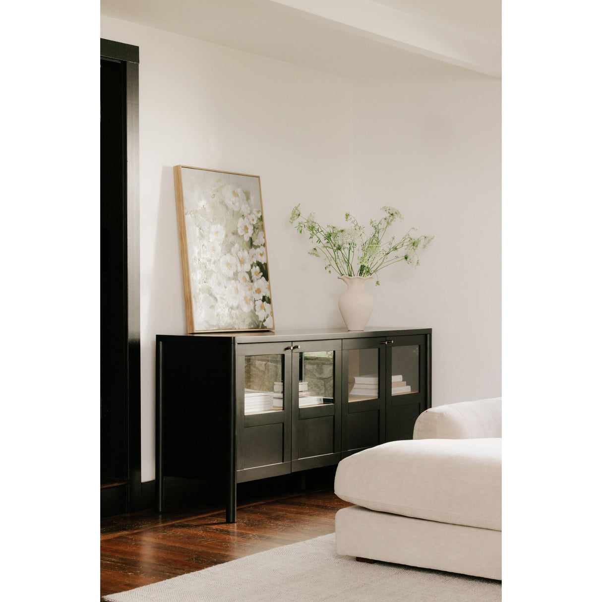 Hannah Black Sideboard by Moe's Home at Eve Furniture