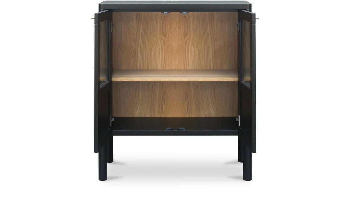 Hannah Cabinet Black by Moe's Home at Eve Furniture
