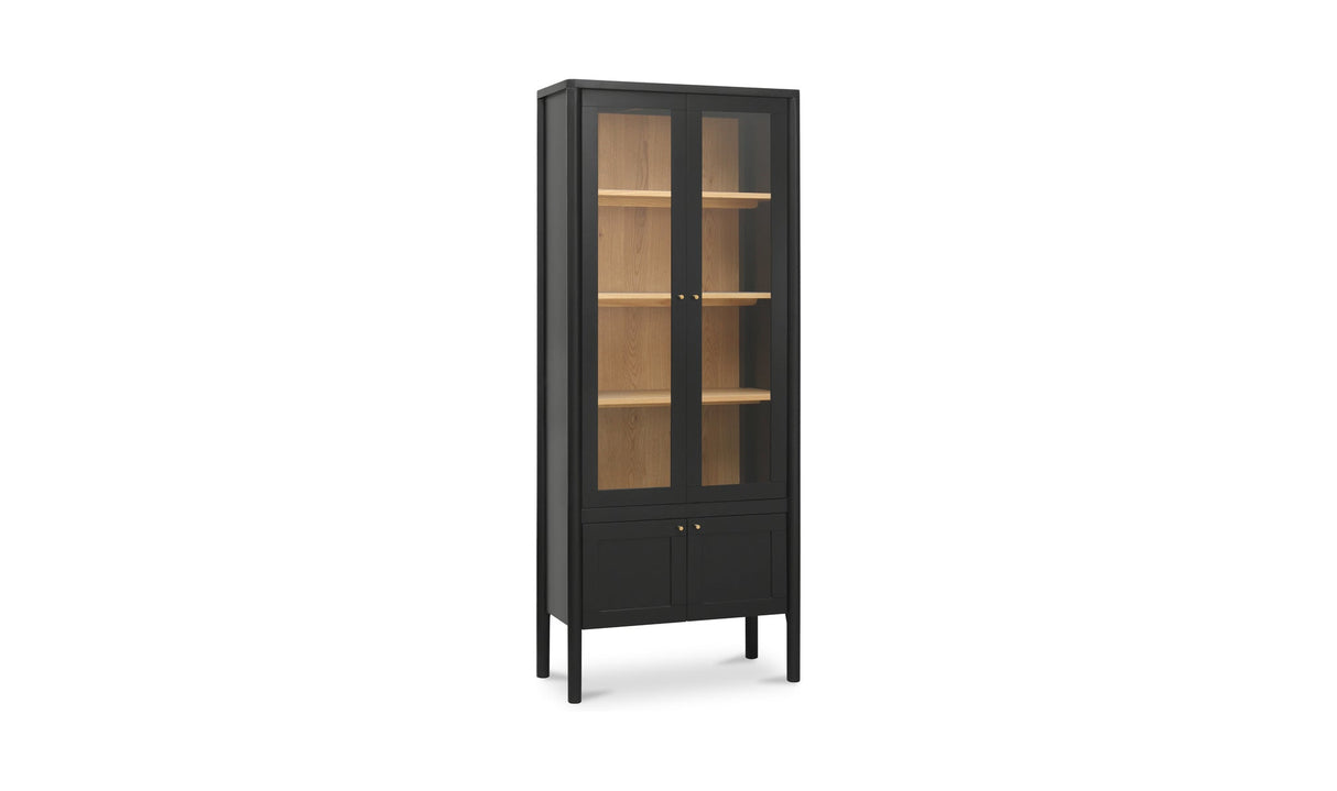 Hannah Tall Cabinet Black by Moe's Home at Eve Furniture