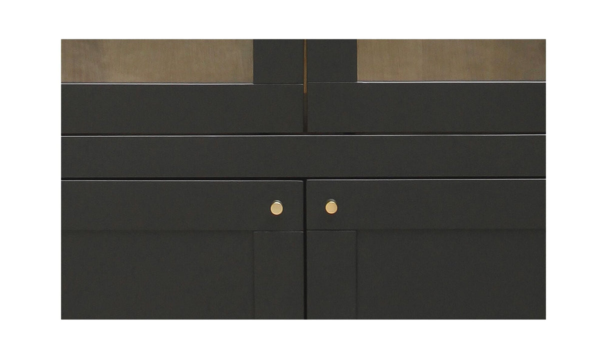 Hannah Tall Cabinet Black by Moe's Home at Eve Furniture