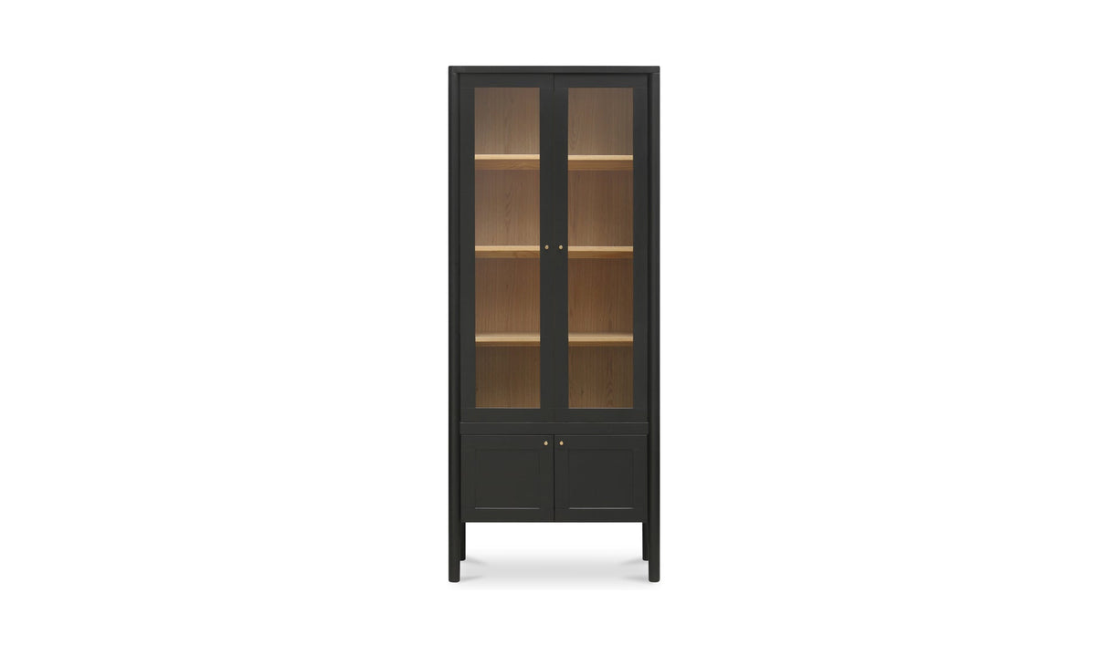 Hannah Tall Cabinet Black by Moe's Home at Eve Furniture