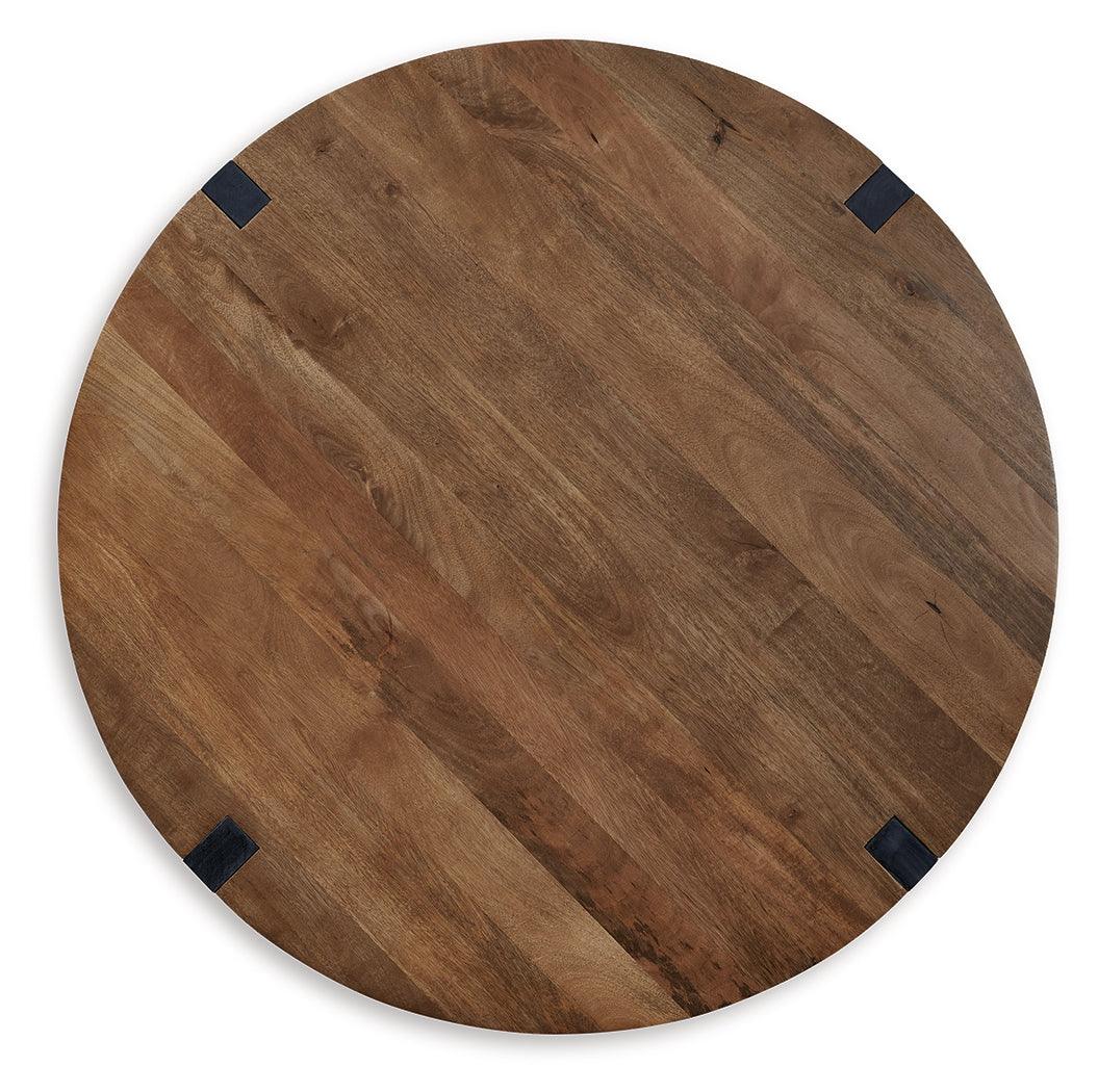 Hanneforth Brown/Black Coffee Table by Ashley at Eve Furniture