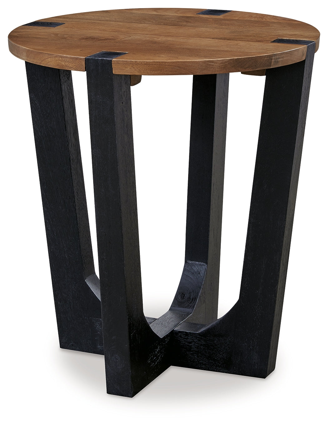 Hanneforth Coffee Table with 1 End Table in Brown/Black by Ashley at Eve Furniture
