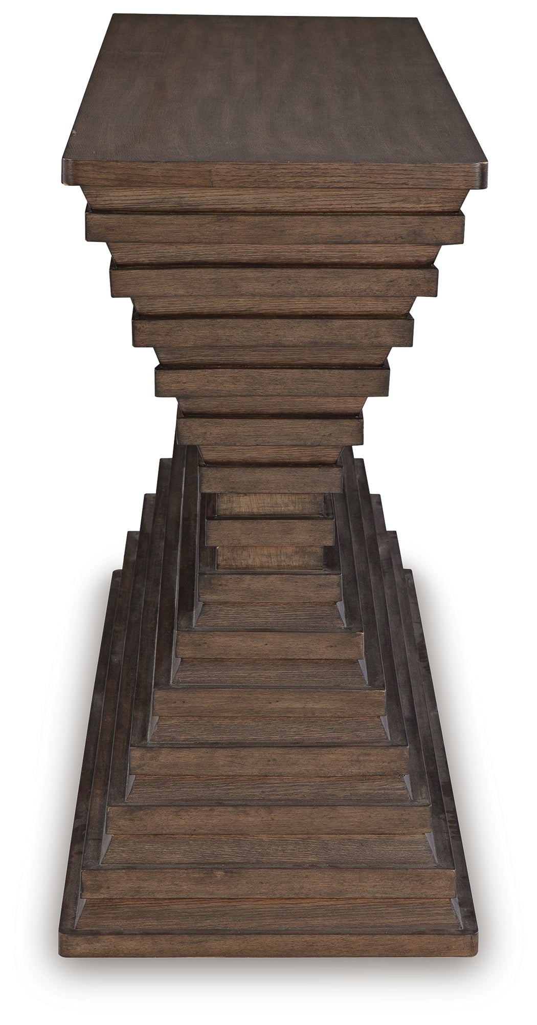 Hannodream Warm Brown Sofa Table by Ashley at Eve Furniture