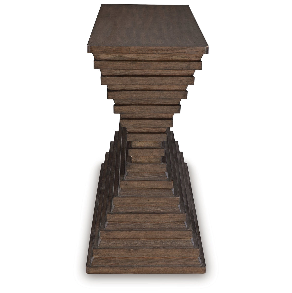 Hannodream Warm Brown Sofa Table by Ashley at Eve Furniture