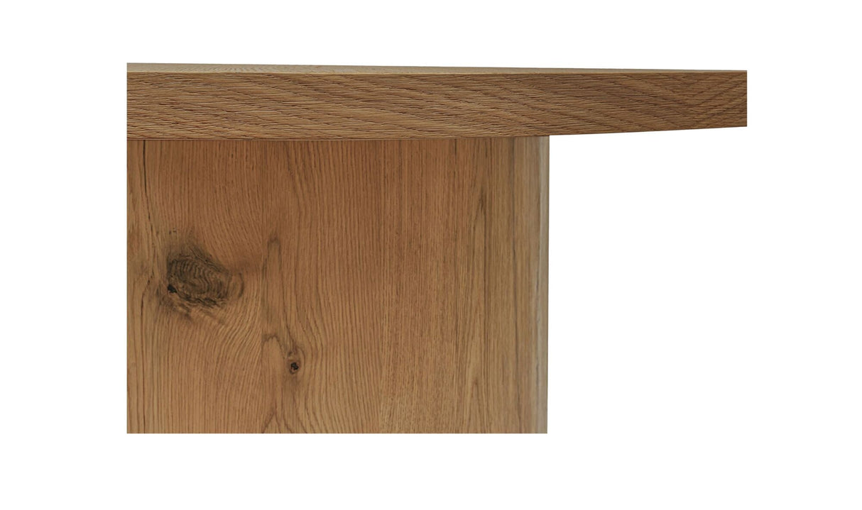Hansen Dining Table Rustic Oak by Moe's Home at Eve Furniture