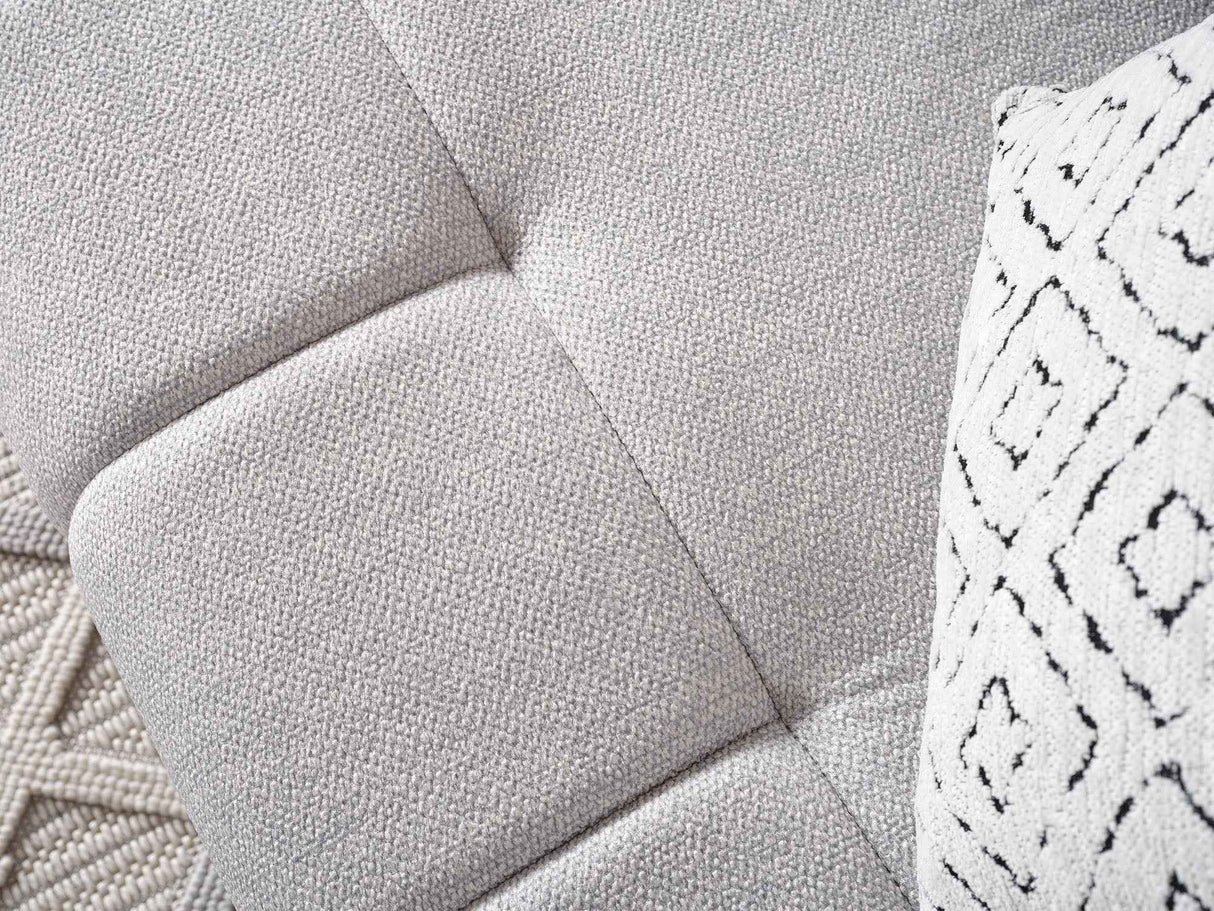Happy Grey Stationary Sofa by Furnia at Eve Furniture