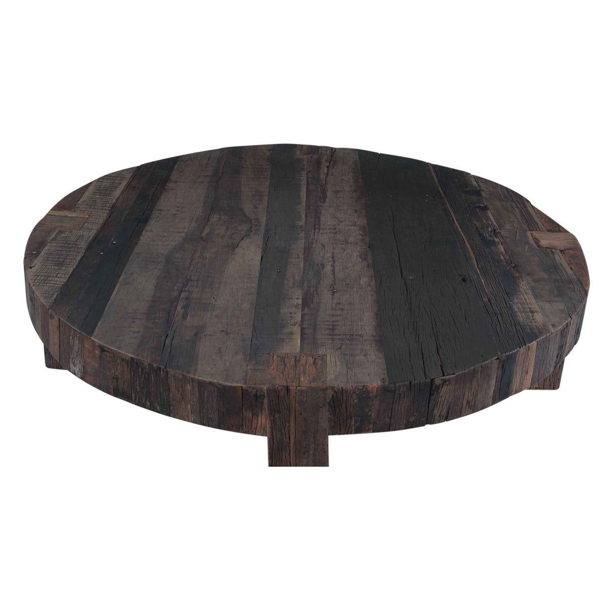 Harbor 58" Coffee Table with Cross Base in Reclaimed Hardwood by Home Trends & Design at Eve Furniture