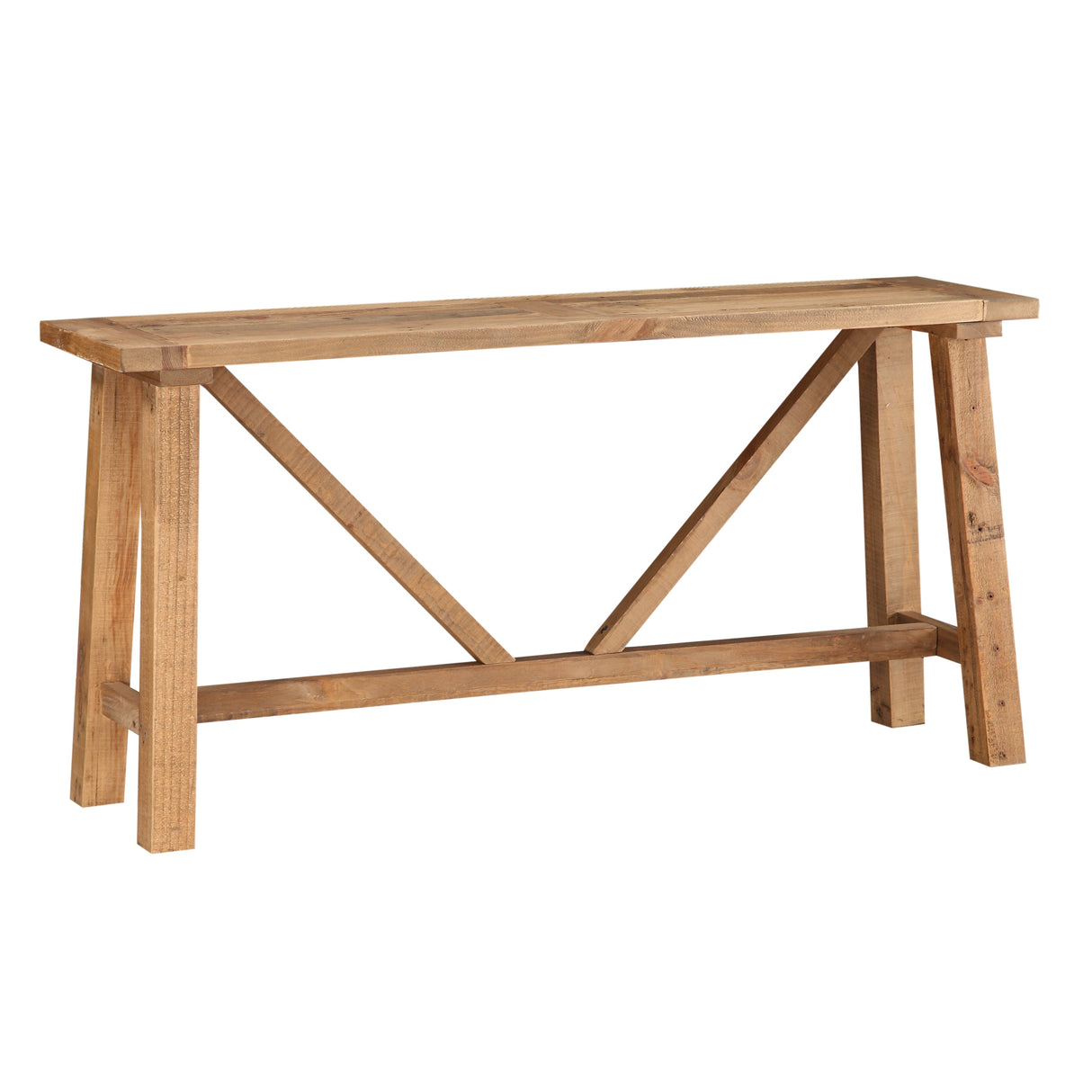 Harby Reclaimed Wood Console Table in Rustic Tawny by Modus Furniture at Eve Furniture