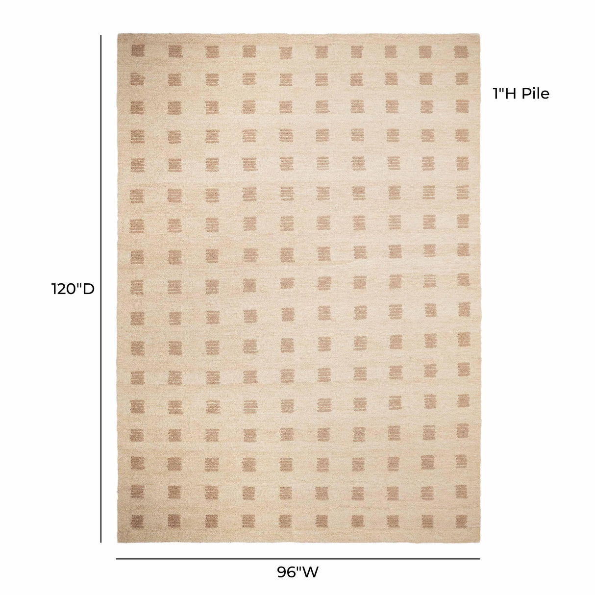 Hari Natural Hand-Tufted Rug by TOV Furniture at Eve Furniture