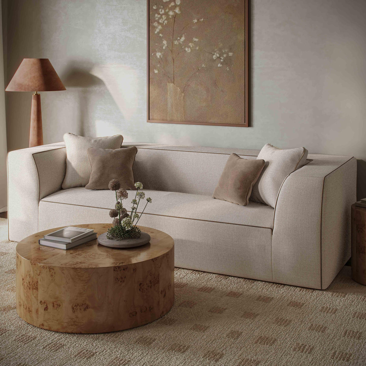 Hari Natural Hand-Tufted Rug by TOV Furniture at Eve Furniture