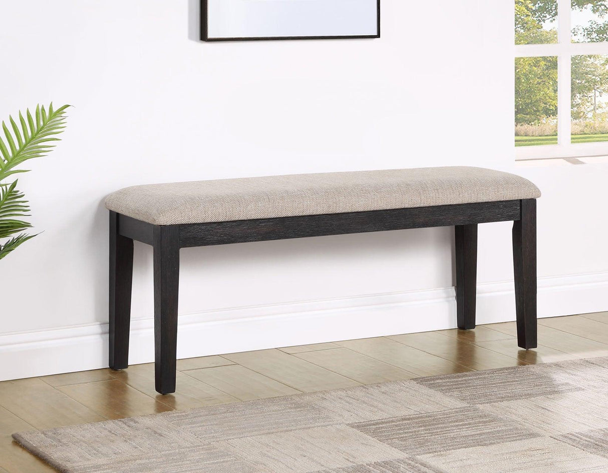 Harington 6-Piece Dining Set(Table,Bench & 4 Side Chairs) by Steve Silver at Eve Furniture