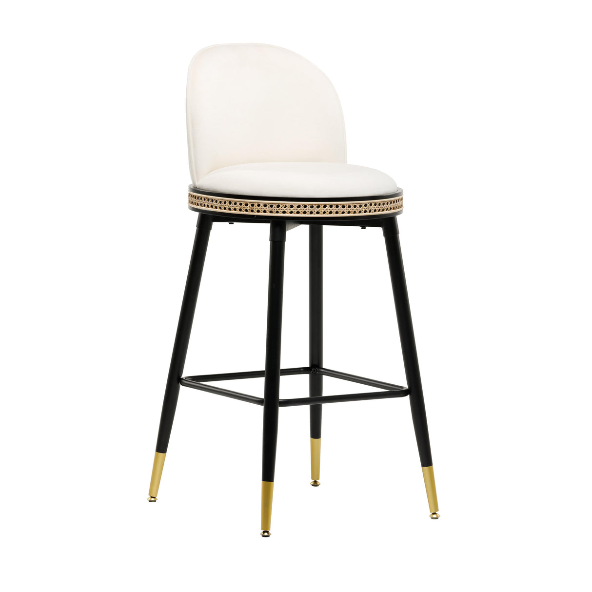 Harley Velvet Stool by TOV Furniture at Eve Furniture