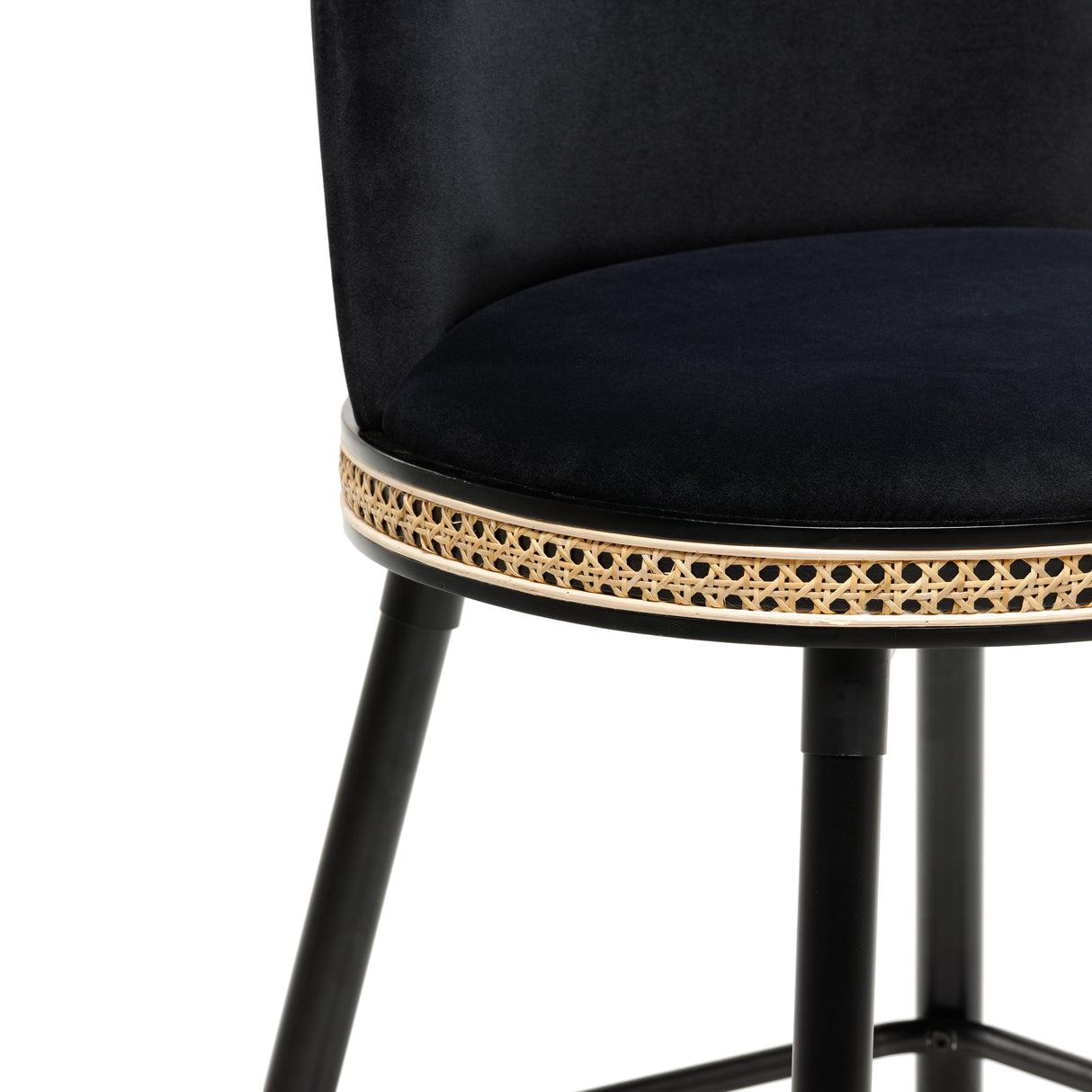 Harley Velvet Stool by TOV Furniture at Eve Furniture