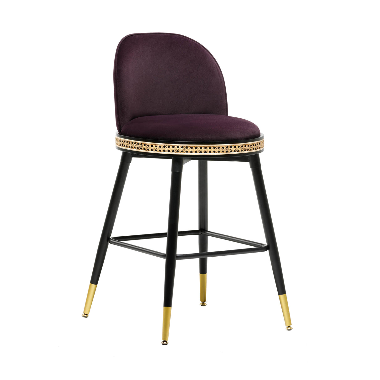 Harley Velvet Stool by TOV Furniture at Eve Furniture