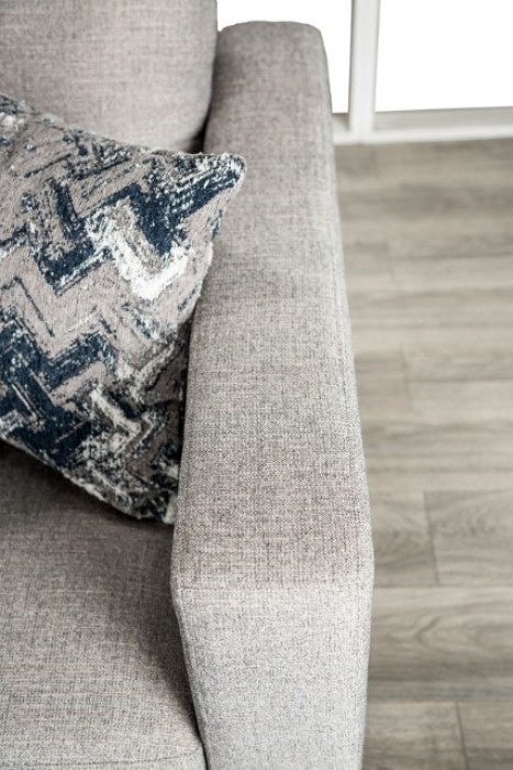 Harlow Light Gray Loveseat by Furniture of America at Eve Furniture