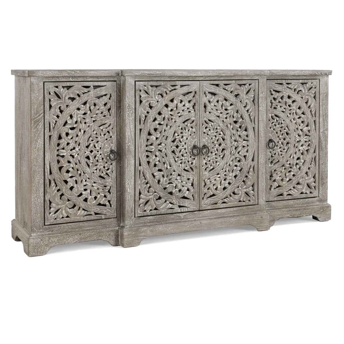 Harmony 4 Door Cabinet - Vintage Gray by Classic Home at Eve Furniture