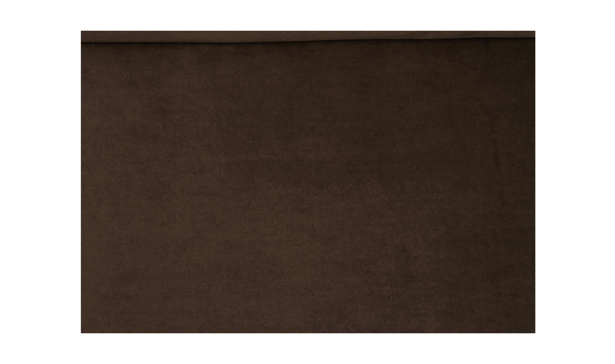 Harmony Accent Chair Dark Brown Faux Mohair by Moe's Home at Eve Furniture