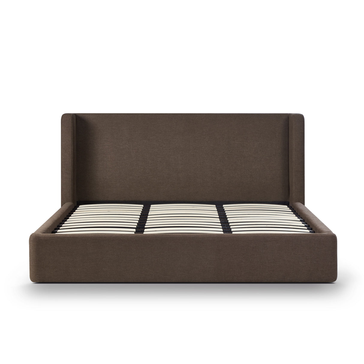 Harmony Chocolate Brown Performance Chenille King Bed by TOV Furniture at Eve Furniture