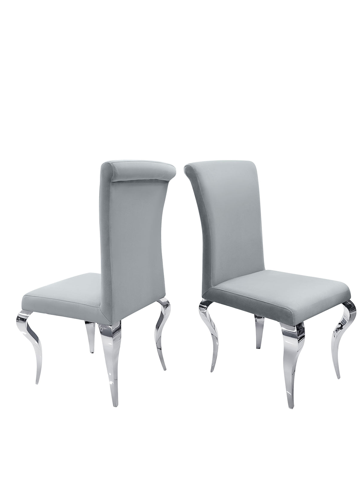 Harmony Collection Gray Dining Chair Set of 2 by Happy Homes at Eve Furniture