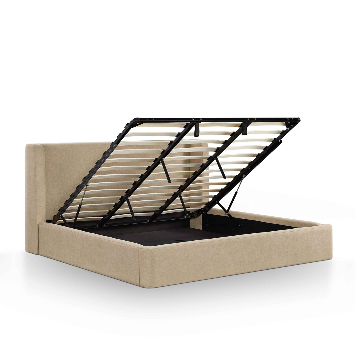 Harmony Tan Performance Chenille King Bed by TOV Furniture at Eve Furniture